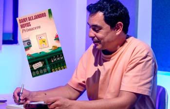 Dany Hoyos está presentando Primavera en la Fiesta del Libro y la Cultura. FOTO Horus Amaya