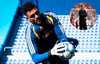 Álvaro Montero es uno de los arqueros de la selección Colombia. FOTO: X BocaJrsOficial