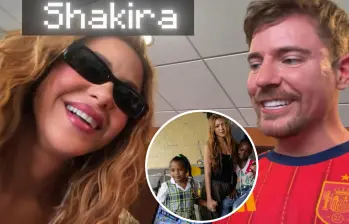 Shakira y MrBeast hicieron un “trato” para construir escuelas en Colombia. Foto: captura de video “Una Semana en la Vida de MrBeast” / redes sociales @shakira