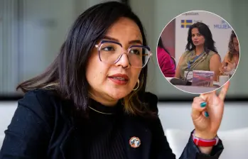 Jennifer Pedraza hizo cuestionamientos contra Alejandra Omaña, conocida en la industria como Amaranta Hank, y otros congresistas, por tener una agenda “proxeneta” en el legislativo colombiano. Foto: Julio César Herrera y @aleomanao