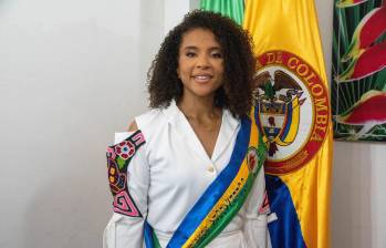 Nubia Carolina Córdoba habló sobre la emergencia que afecta a distintos territorios del Chocó. FOTO: Gobernación del Chocó