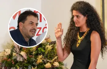 Las críticas contra la ministra de Cultura, Yannai Kadamani, no se hicieron esperar luego de conocer los contratos de su hermano y madre con el gobierno. FOTO: Presidencia y redes sociales @AForeroM