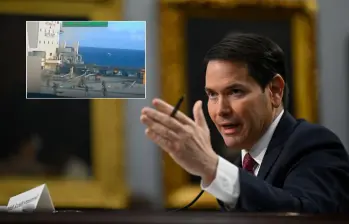 Marco Rubio aseguró que “nada impedirá” los bloqueos a los buques petroleros que está ejerciendo Estados Unidos sobre Venezuela, quien cuenta con el apoyo de Rusia y China. Foto: Getty Images y captura video