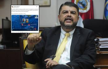 El ministro de Seguridad Pública, Mario Zamora, desmintió la publicación de Gustavo Petro sobre la incautación de un cargamento de cocaína que al parecer iba “rumbo a Costa Rica”. Fotos: Ministerio de Seguridad Pública y captura de X
