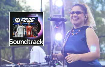 Anlly Marín, la joven artista antioqueña oriunda de Sonsón, Antioquia, combinó los ritmos folclóricos con los bits del Afro House para llevar a otro nivel su canción Flores Blancas. FOTO: Cortesía, Anlly Marín y EA Sports FC 26