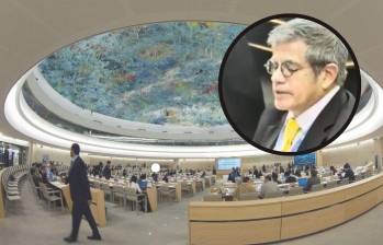 Álvaro Ayala fue quien representó al país en el consejo de Derechos Humanos de Naciones Unidas. FOTO ONU Derechos Humanos y captura de video