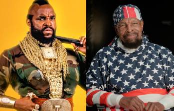 Así era la imagen del personaje de Mr. T. en los ochenta, un corte de pelo que muchos también imitaron. Al lado derecho: así luce hoy el actor y deportista a sus 74 años. FOTOS Cortesía Netflix