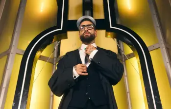Juan Luis Londoño Arias, conocido en la industria musical como Maluma, cantó en el Empire State Building de Nueva York. FOTO: BOSS Fragrances