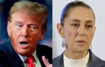 Donald Trump ha amenazado a México con imponer aranceles si no controlan más el flujo de drogas y migrantes hacia EE. UU. Foto: Getty/Europa Press.