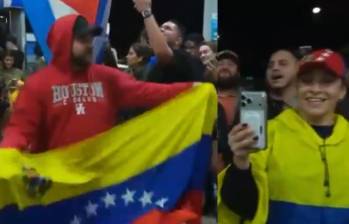 Venezolanos celebrando en Miami. FOTO: CAPTURA DE PANTALLA VIDEO DE REDES SOCIALES.