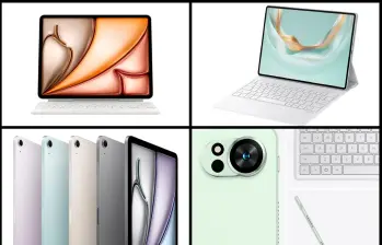A la izquierda, el iPad Air M3; a la derecha, la Huawei MatePad 12 X (2025). FOTOS cortesía Apple y Huawei