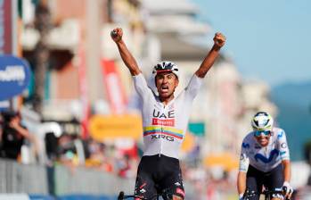 Jhonatan Narváez logró su quinto triunfo en su historial en el Giro, el tercero en la presente edición. FOTO X-GIRO