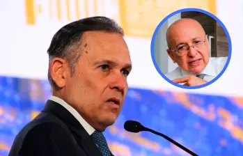 El proyecto lo estaría preparando el despacho del ministro de Defensa, Eduardo Montealegre (círculo destacado). Cepeda dijo que se manda un “mal mensaje” a las víctimas. FOTOS: Colprensa y tomada de X @EfrainCepeda