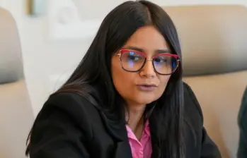 Angie Rodríguez ha señalado y criticado a varios miembros del Gobierno. FOTO: COLPRENSA.