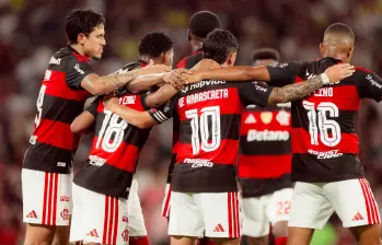 Flamengo, uno de los equipos más poderosos de Suramérica y que acaba de perder la Recopa ante Lanús. FOTO X-FLAMENGO