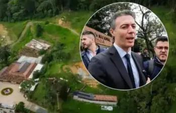 Aguas Vivas, ubicado en El Poblado, tiene una extensión de 142.000 metros cuadrados, de los cuales el 70% es suelo rural con restricciones de reserva forestal. Sebastián Gómez dice que Quintero quería cambiar su destinación. Ahora buscarán que sea un parque. FOTO Manuel Saldarriaga e imagen tomada de redes.