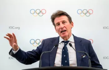 Sebastian Coe tiene 68 años de edad y buscará ser presidente del COI. FOTO AFP