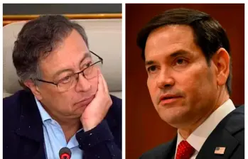 “No creo que Marco Rubio esté en un golpe de Estado contra Petro”, dijo este jueves el primer mandatario. FOTO: PRESIDENCIA/AFP