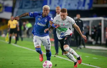 El empate sin goles entre Millonarios y Once Caldas dejó a los dos equipos con 23 puntos, matemáticamente mantienen la opción de alcanzar la clasificación. FOTO COLPRENSA