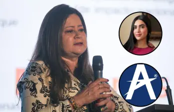 La ministra de Transporte, María Fernanda Rojas, no mencionó a Gabriela Muñoz con nombre propio. Foto: Colprensa/Redes sociales.