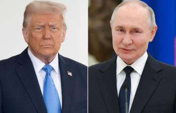 Donald Trump y Vladimir Putin habrían llegado a un acuerdo sobre el conflicto en Ucrania. FOTOS: AFP