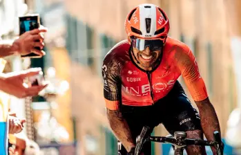 Brandon Rivera mostró valentía en el Giro de Italia. FOTO X-INEOS