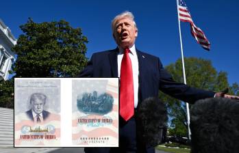 Desde la Casa Blanca se habría ordenado emitir pasaportes con el rostro de Donald Trump. Fotos: Getty Images y @Katelyn_Caralle