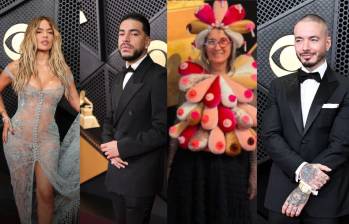 Karol G, Ryan Castro, Aterciopelados y J Balvin fueron algunos de los colombianos presentes en los Premios Grammy. Fotos: Getty Images y @aterciopelados