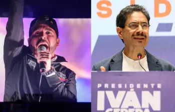 Abelardo de la Espriella e Iván Cepeda se disputan la presidencia. Foto: Colprensa
