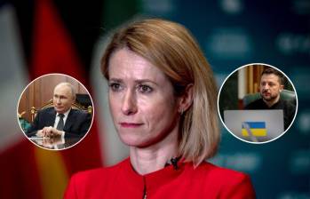 Kaja Kallas, jefa de la diplomacia de la Unión Europea, le respondió a Putin sobre la exigencia para que no se sigan entregando armas a Ucrania. Fotos: AFP y Getty Images