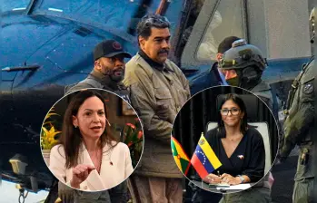 Tras cumplirse 100 días sin Nicolás Maduro en el poder, María Corina Machado insiste en elecciones lo más pronto posible mientras Delcy Rodríguez ha anunciado varias reformas en Venezuela. Fotos: Getty Images