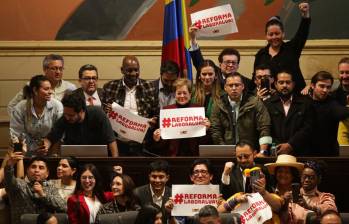 El pasado 17 de septiembre, en plenaria de la Cámara de Representantes del Congreso de la República, se aprobó la reforma laboral. FOTO: Colprensa.