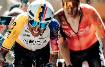 El ciclista colombiano Egan Bernal, de 29 años, correrá por segundo año consecutivo como campeón nacional de Colombia. Foto: Getty