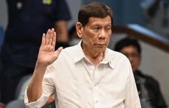 Con más del 77% de las mesas escrutadas, Duterte obtuvo unos 636.000 votos, contra 78.000 de su rival más cercano, según los resultados informados por la comisión electoral. FOTO: AFP