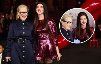 Meryl Streep y Anne Hathaway brillan en México con la premier de ‘El Diablo viste a la moda 2’. Foto: tomada de X @20thcentury