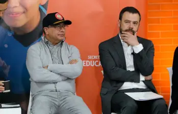 El presidente Gustavo Petro y el alcalde de Bogotá, Carlos Fernando Galán, han tenido una relación distante desde que este último asumió la administración de la capital. FOTO COLPRENSA