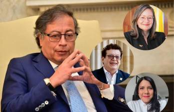 El presidente Gustavo Petro habría declinado de presentar al exrepresentante Alirio Uribe, quien es cercano al excandidato presidencial y senador Iván Cepeda. En cambio escogió a Cielo Rusinque y a Ana Bautista, cercana a Harman. FOTO: Presidencia y redes sociales