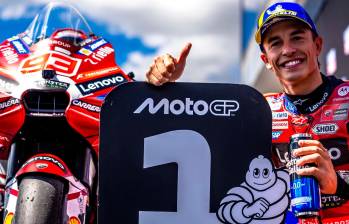 Marc Márquez ganó en Alemania y es tercero en el Mundial de MotoGP 2026. FOTO: X Ducaticorse