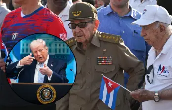 El presidente Donald Trump ha manifestado su deseo de acabar con el régimen cubano y ya tendría una estrategia para procesar al hermano de Fidel, Raúl Castro. Fotos: AFP y Getty Images