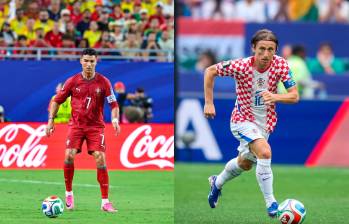 Cristiano Ronaldo y Luka Modric ganaron 4 Ligas de Campeones cuando jugaron juntos en el Real Madrid. FOTO: GETTY