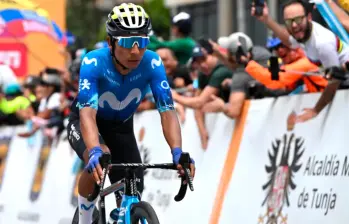 El ciclista boyacense Nairo Quintana ganó el Giro de Italia del 2014 y la Vuelta a España del 2016. FOTO: Getty