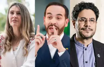 Iván Cepeda, Abelardo de la Espriella y Paloma Valencia lideran la intención de voto para la primera vuelta. Foto: EL COLOMBIANO
