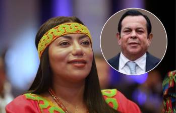 Martha Peralta y el empresario Euclides Torres se quedan sin visa. FOTO: Colprensa 