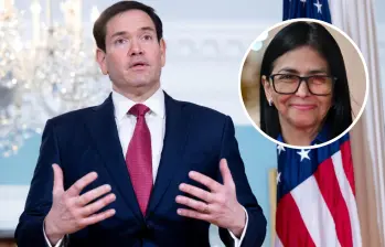 Marco Rubio, secretario de Estado de Estados Unidos, dará el día de hoy un discurso en el Senado de ese país sobre el tema de sus relaciones con Venezuela. Foto: AFP. 