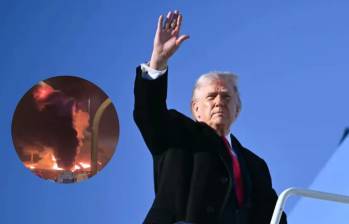 Donald Trump respondió al ataque a la embajada estadounidense en Riad, Arabia Saudita. FOTO: AFP 