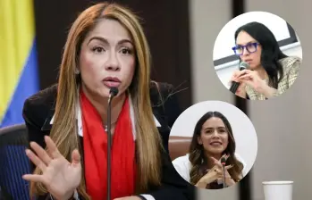 Catherine Juvinao acusó a María del Mar Pizarro y María Fernanda Carrascal de incurrir en doble militancia. Foto: Colprensa/Redes sociales