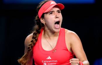 Camila Osorio, de 23 años de edad, vuelve a sorprender en el tenis mundial. En Indian Wells, espera seguir imponiendo su buen tenis. FOTO AFP