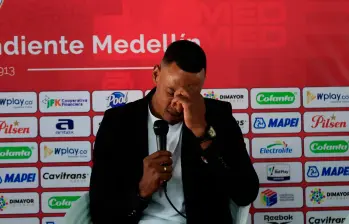 El exfutbolista antioqueño Amaranto Perea regresa al equipo que lo formó como futbolista profesional después de más de dos décadas. Foto: tomada del x del DIM