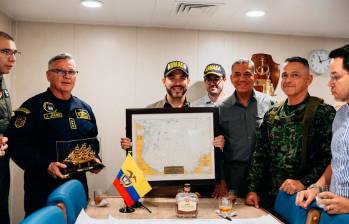 El presidente Abelardo de la Espriella visitó el fin de semana el archipiélago de San Andrés, Providencia y Santa Catalina. FOTO COLPRENSA