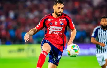 El delantero argentino Francisco Fydriszewski es el goleador del Medellín en el torneo Clausura. Suma 8 tantos. Foto: Camilo Suárez